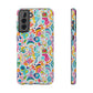 Bespattered Facade Rainbow Doodles Impact-Resistant Case