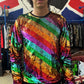 Any Old Iron Mens Golden Rainbow Sweatshirt