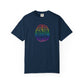 Bespattered Facade Rainbow Brain Line Art Premium Unisex Comfort Colors Garment Dyed 100% Cotton T-Shirt