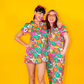 8-Bit A-Frames Jumpsuit in Bright Day