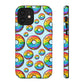 Bespattered Facade Rainbow Sprinkle Donut Tough Case