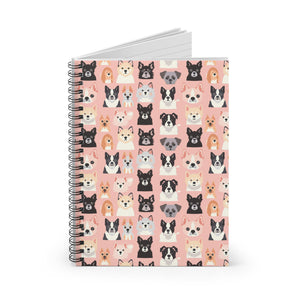 Bespattered Facade "I'm here with my posse" Spiral Notebook - Lined Pages