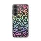 Bespattered Facade Pastel Rainbow Leopard Clear Case