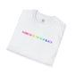 Bespattered Facade Rainbow is the New Black Unisex Softstyle T-Shirt