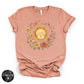Happy Sunshine Sun Tee | Mystical Sun Graphic T-Shirt
