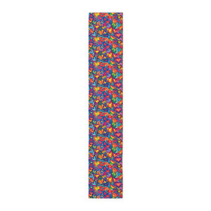 Bespattered Facade Rainbow Hearts Table Runner (2 sizes)
