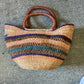 African Bolga Basket Shopper, Hand Made in Ghana