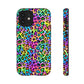 Bespattered Facade Candy Coated Neon Leopard Tough Case