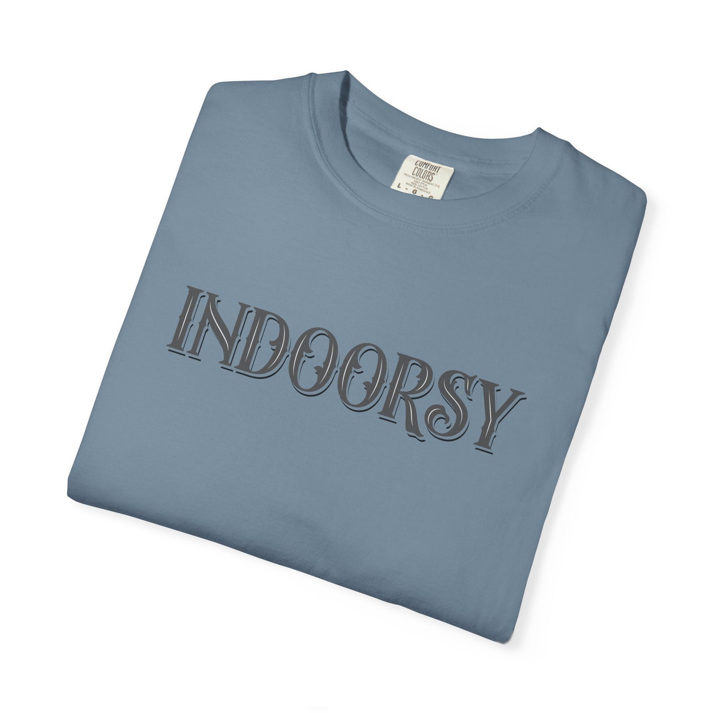 Bespattered Facade Indoorsy Premium Unisex Comfort Colors Garment Dyed 100% Cotton T-Shirt