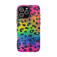 Bespattered Facade Neon Leopard Impact-Resistant Case