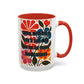 "Come with Me and You'll See..." Rainbow Flowers Mug | Eight Colors | 11oz or 15oz