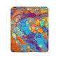 Bespattered Facade Intergalactic Rainbow Fleece Sherpa Blanket | 2 Colors & Sizes