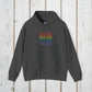 Bespattered Facade "All the Colors" Rainbow Block Embroidered Unisex Heavy Blend™ Hooded Sweatshirt