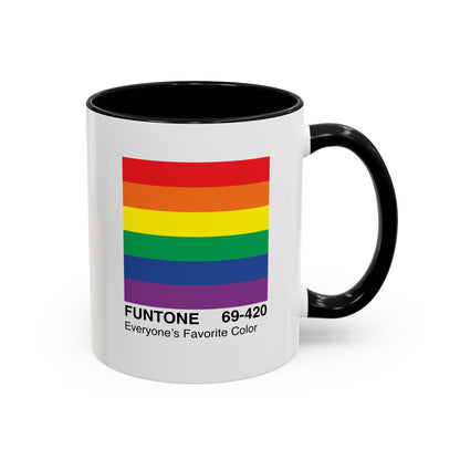 Bespattered Facade Everyone's Favorite Color "Funtone" Chip Mug | Eight Colors | 11oz or 15oz