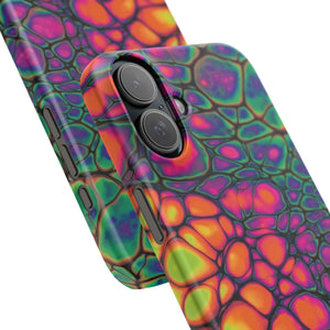 Bespattered Facade Neon Butterfly Snap Case