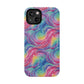 Bespattered Facade Rainbow Nebula Impact-Resistant Case