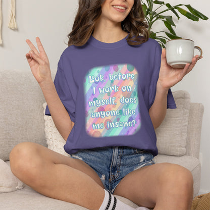 Bespattered Facade "Self Improvement" Colorful Premium Unisex Comfort Colors Garment Dyed 100% Cotton T-Shirt