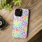Bespattered Facade Bright Rainbow Leopard Impact-Resistant Case