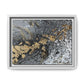 Bespattered Facade You're Golden Framed Canvas Art Print | 3 Frame Colors | Multiple Sizes