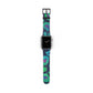 Bespattered Facade Emerald Leopard Faux-Leather Smart Watch Band