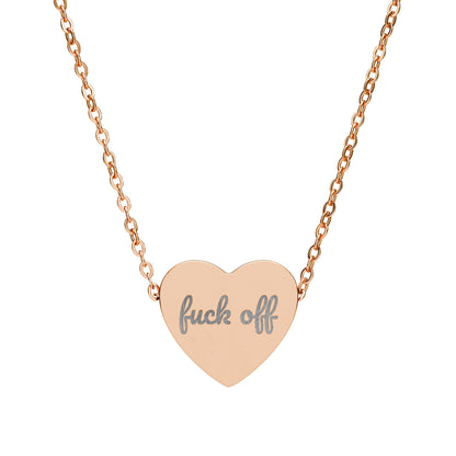 CUSTOM Engraved Personalized Heart Necklace