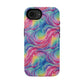 Bespattered Facade Rainbow Nebula Impact-Resistant Case