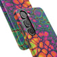 Bespattered Facade Neon Butterfly Snap Case