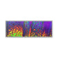 Bespattered Facade Neon Lava Framed Canvas Art Print | 3 Frame Colors | Multiple Sizes