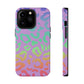 Bespattered Facade Rainbow Leopard Impact-Resistant Case