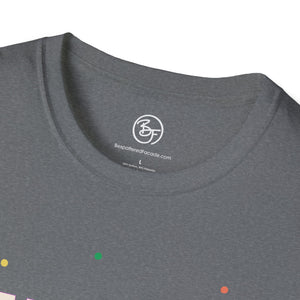 Bespattered Facade Rainbow Fabulous Unisex Softstyle T-Shirt