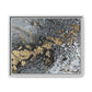 Bespattered Facade You're Golden Framed Canvas Art Print | 3 Frame Colors | Multiple Sizes