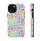 Bespattered Facade Bright Rainbow Leopard Impact-Resistant Case