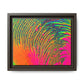 Bespattered Facade Neon Puddle Framed Canvas Art Print | 3 Frame Colors | Multiple Sizes