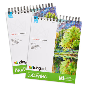 Drawing Paper 8x10 75 Sheets 2-Pack