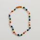 Raw Baltic Amber and Pearl Necklace + Sweet Pink Gemstones