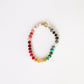 Natural Gemstone Bracelet + 14k Gold Filled Toggle : Paradise