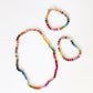 Natural Gemstone Bracelet + 14k Gold Filled Toggle : Gold Rush