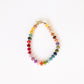 Natural Gemstone Bracelet + 14k Gold Filled Toggle : Gold Rush