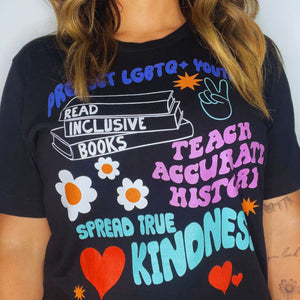 Protect, Read, Teach, Spread Classic Tee