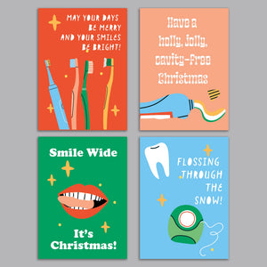 Dentist Christmas Greeting Cards, Set of 24