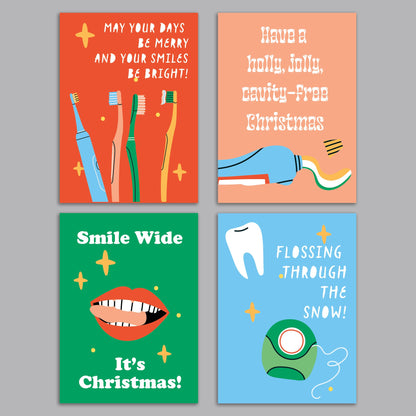 Dentist Christmas Greeting Cards, Set of 24