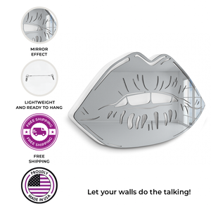 Lips Mirror Decor
