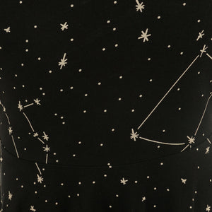 Constellations Glow-in-the-dark Twirl Dress with Pockets