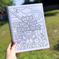 Cute, But Full of F'ing Rage Coloring Book