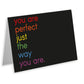 Perfect The Way You Are Pride Greeting Cards, Set of 24