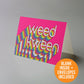 Cannabis Doodles Greeting Cards, Set of 24