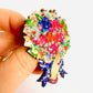 Bouquet of Flowers Brooch by Rosie Rose Parker