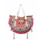 Ibiza Vintage Hmong Textile Half Moon Tote XL - Thailand