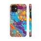 Bespattered Facade Space Worm Snap Case