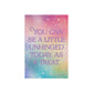 Bespattered Facade Treat Yourself Pastel Rainbow Garden Flag